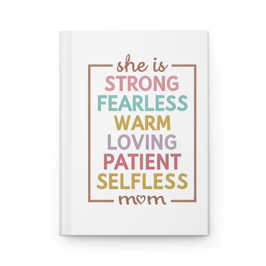 Empowering Mom Journal, Inspirational Hardcover Journal, Gift for Mother's Day, Self-Care Notebook, Positive Affirmations Diary, Thoughtful