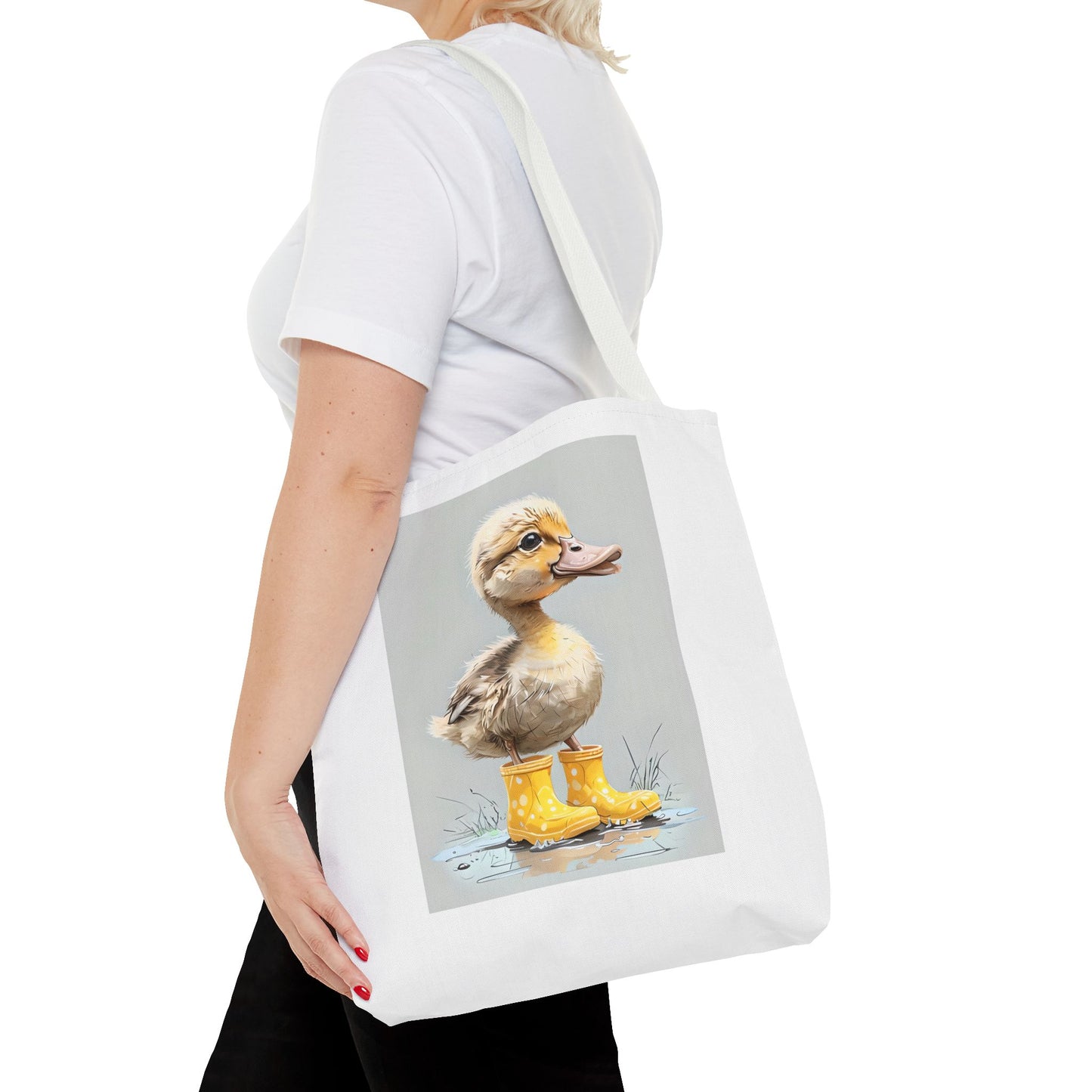 Adorable Duckling Tote Bag - Cute Animal Lover Gift, Eco-Friendly Shopping Bag, Springtime Accessory, Easter gift, Fun Gift Idea