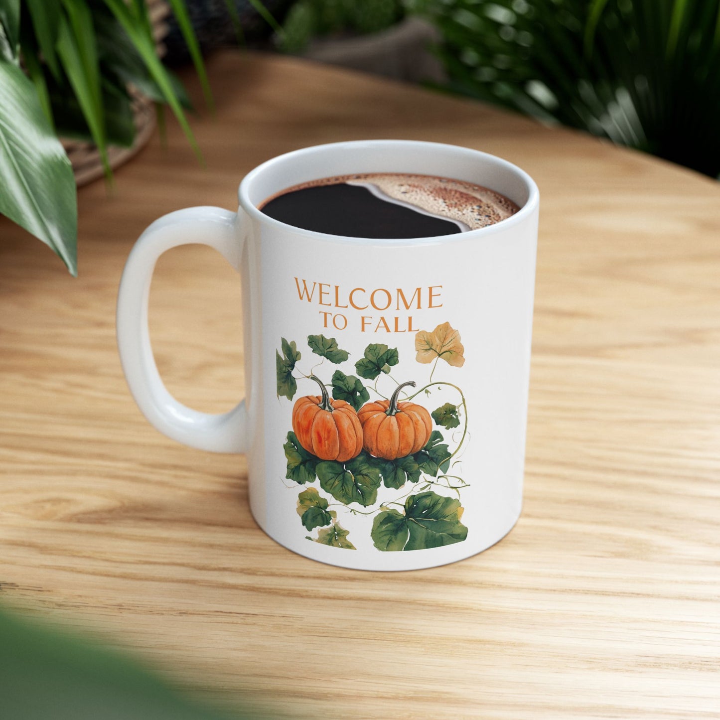 Welcome to Fall Pumpkin Coffee Mug