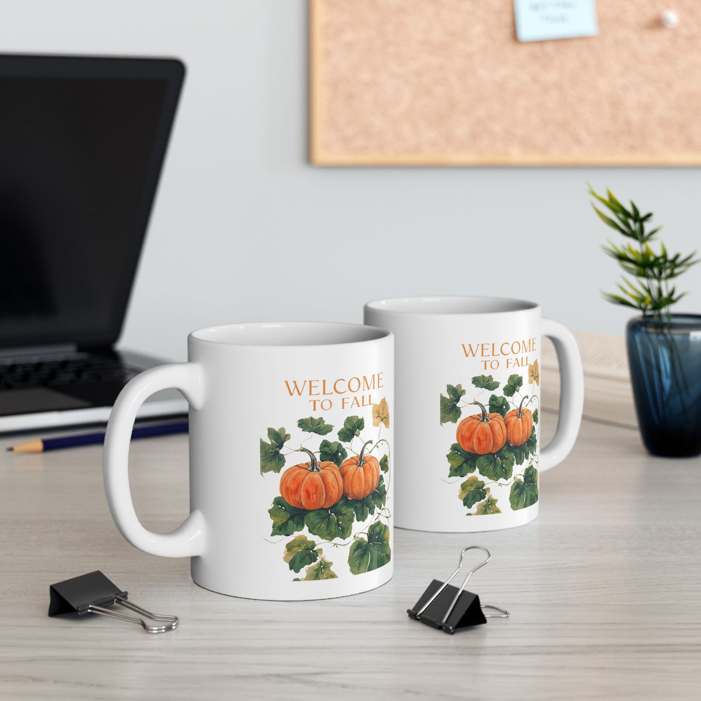 Welcome to Fall Pumpkin Coffee Mug